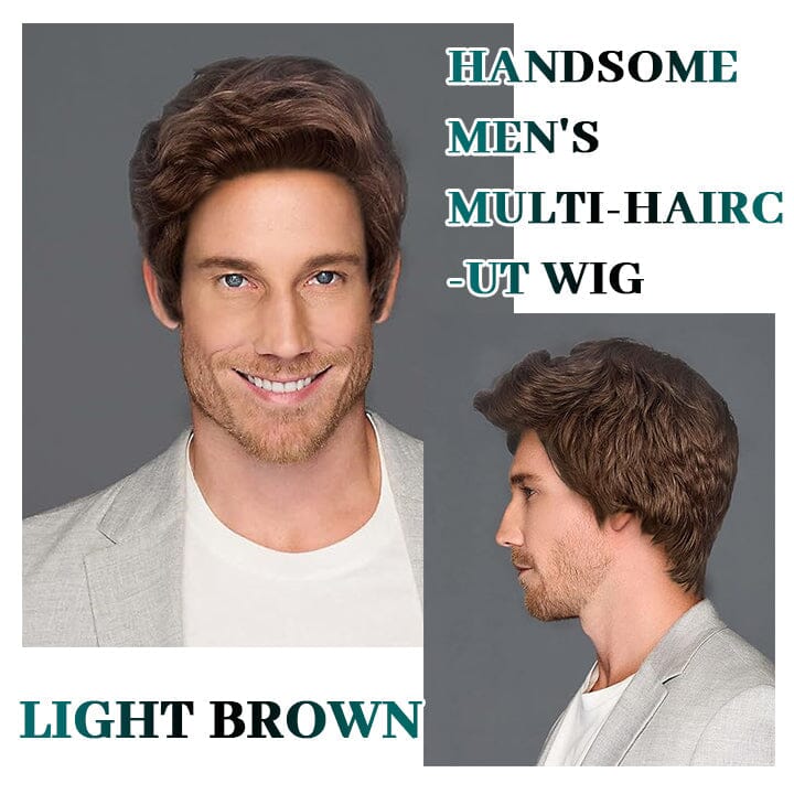 Biancat™ Handsome Men's Multi-Haircut Wig